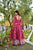 pink rhythm kurta palazzo set