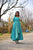 blue blossom kurta palazzo