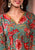 NASREEN GREEN FLORAL BLOCK PRINT EMBROIDERY SUIT SET