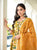 YAANI YELLOW FLORAL HANDBLOCK SUIT SET