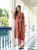 PARNIA PEACH EMBROIDERY HANDBLOCK CHANDERI SUIT SET