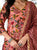 PARNIA PEACH EMBROIDERY HANDBLOCK CHANDERI SUIT SET