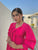 pink silk knee length