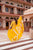 yellow customised dupatta set