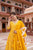 yellow customised dupatta set