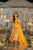 XAHARI YELLOW ORGANZA SUIT SET