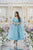 AKAYDA BLUE ORGANZA SUIT SET