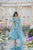 AKAYDA BLUE ORGANZA SUIT SET