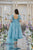 AKAYDA BLUE ORGANZA SUIT SET
