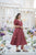 FINLEY RED COTTON SUIT SET