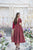 FINLEY RED COTTON SUIT SET