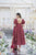 FINLEY RED COTTON SUIT SET