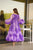 Aniya purple organza dress
