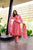 graceful peach cotton suit set