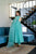 turqoiuse blue embroidered suit set