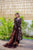 brown organza shimmer suit set