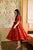 Sarojni orange cotton dress
