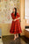 Sarojni orange cotton dress