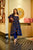 shruti blue cotton kurta set