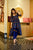 shruti blue cotton kurta set