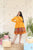 MUSTARD COTTON DRESS