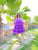 purple ombre chanderi dress