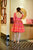 delicate pink chanderi dress
