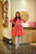 delicate pink chanderi dress