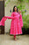 Amara pink pompom suit set