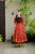 red marygold cotton dress