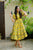 daisy yellow cotton dress