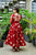 haafiza maroon organza suit set