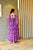 Madhumita purple georgette dress