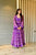 Madhumita purple georgette dress