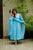 Sandra blue georgette suit set