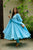 Sandra blue georgette suit set