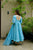 Sandra blue georgette suit set