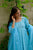 Sandra blue georgette suit set