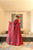 shanaya cherry maxi set with organza dupatta