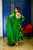 nandaa green organza suit set