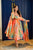 multicolor organza suit set