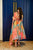 multicolor organza suit set