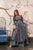 gazelle grey muslin kurta palazzo set