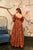 preksha maroon floral dress