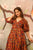 preksha maroon floral dress
