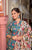 MAYA BLUE MYSTIC FLORAL HANDBLOCK SUIT SET