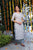 BLUE-WHITE HANDBLOCK CHANDERI DUPATTA SUIT SET