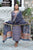 ROYAL LAPIS HANDBLOCK RELAXED FIT SUIT SET